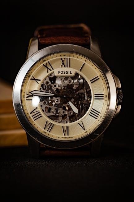 fossil watch owners manual